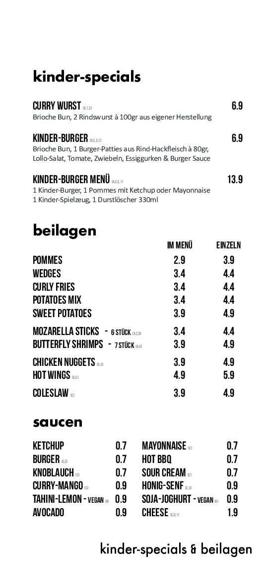 Specials and Beilagen V